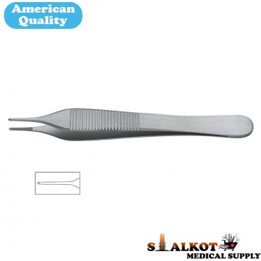 Adson Tweezer Tissue Forceps Straight Tip 12cm
