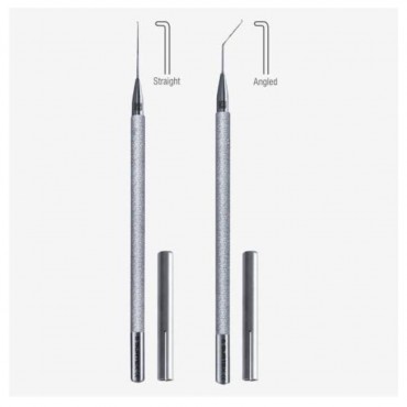Sinskey Lens Manipulating Hook 0.25mm Angled Titanium Tip, Straight S.S. Shaft & Round Handle