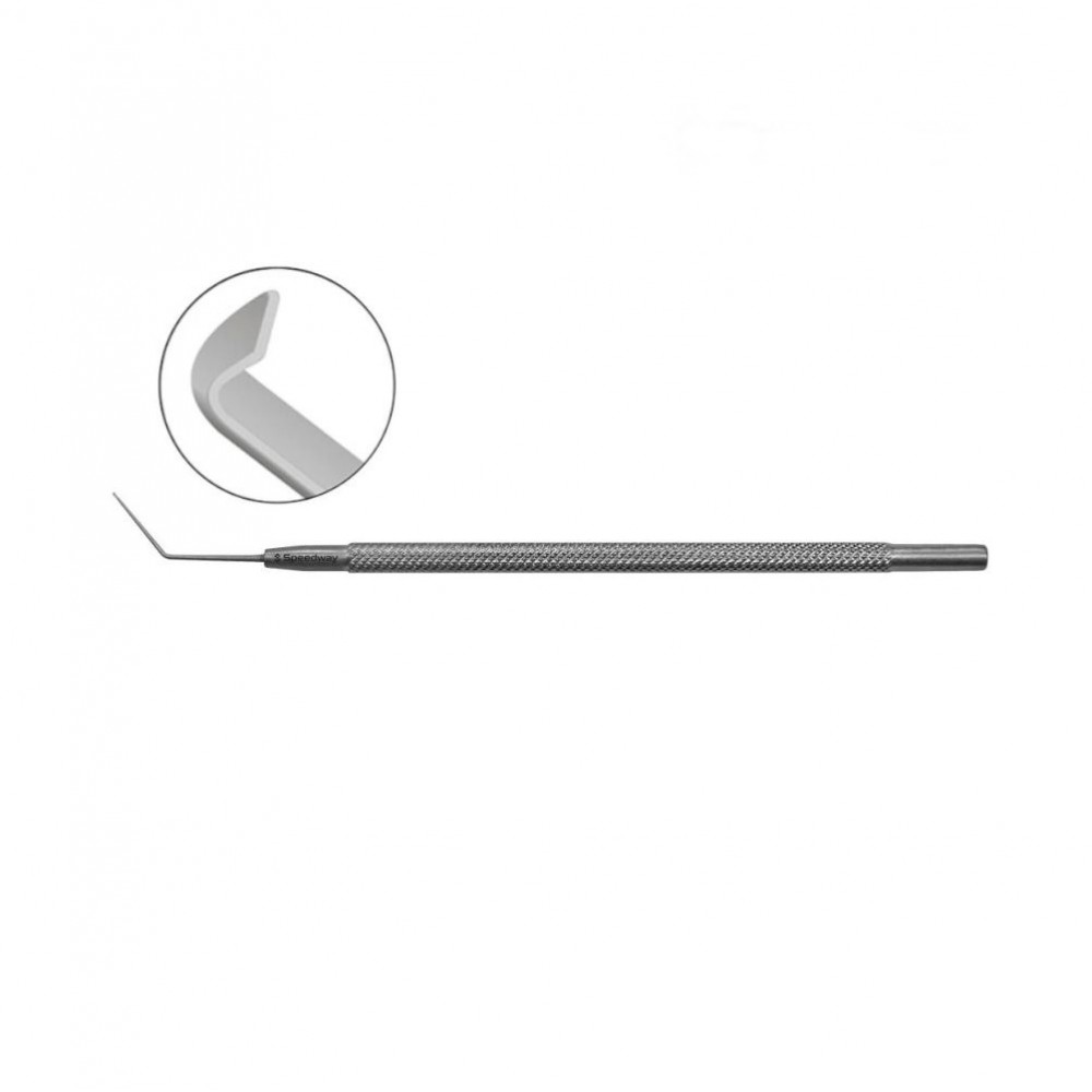 Endothelial Stripper 1mm Wide Thin Beveled Tip, Smooth Surface Ophthalmic Surgical Instrument